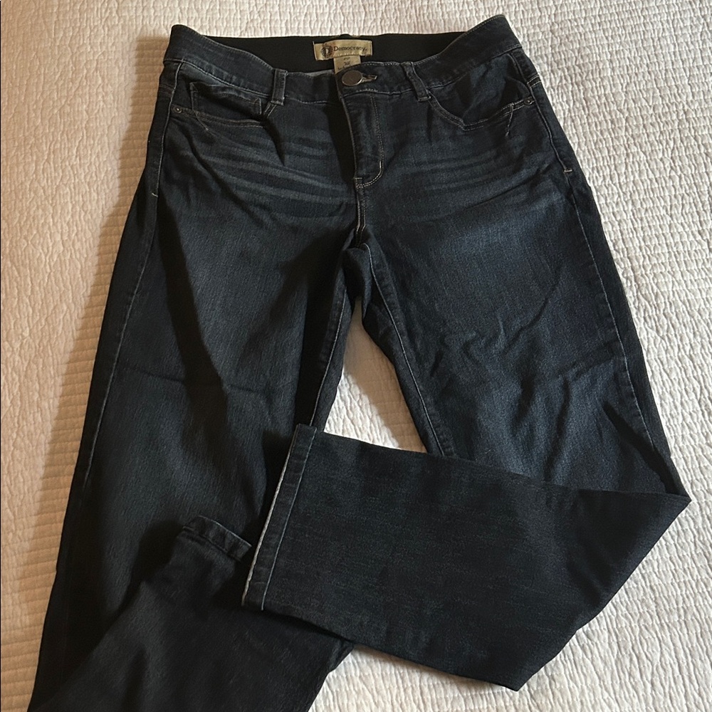 Democracy Women's Dark Denim Straight Leg Jeans